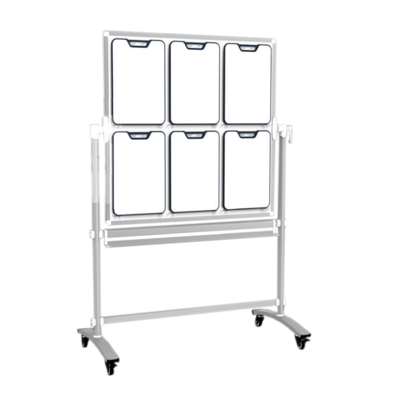 Tableau blanc mobile avec ardoises suspendues JUK 1501 - 1502