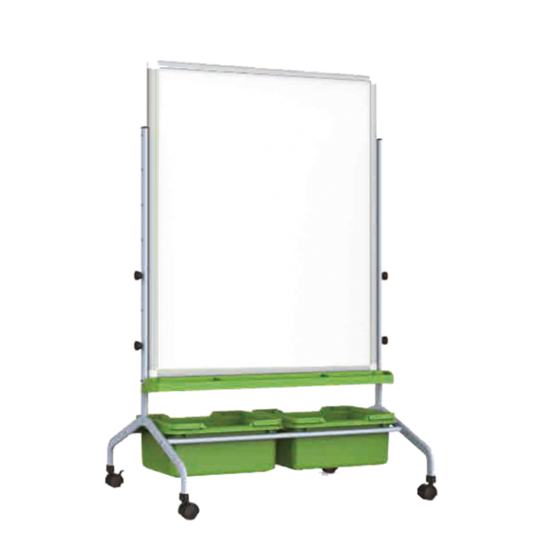 JUK 601 - Tableau blanc mobile avec bacs de rangement
