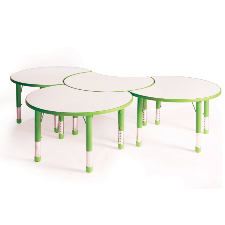 JUK 093 - Table modulable en forme de demi-lune pour enfants
