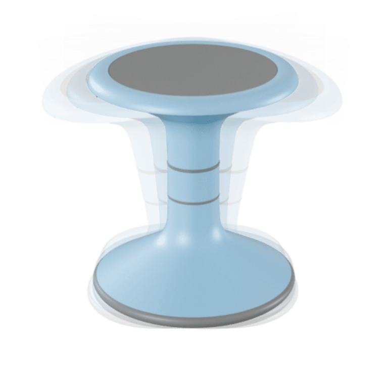 Amplitude d'oscillation de 12° pour une liberté de mouvement optimale tout en maintenant une grande stabilité d'assise