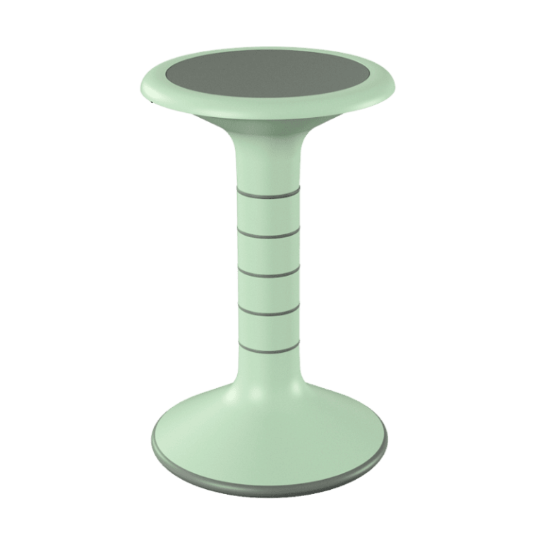 Tabouret offrant une assise dynamique permettant d'améliorer la concentration tout en réduisant la fatigue. Idéal pour les espaces de travail modernes, les salles de classe flexible et les espaces collaboratifs.