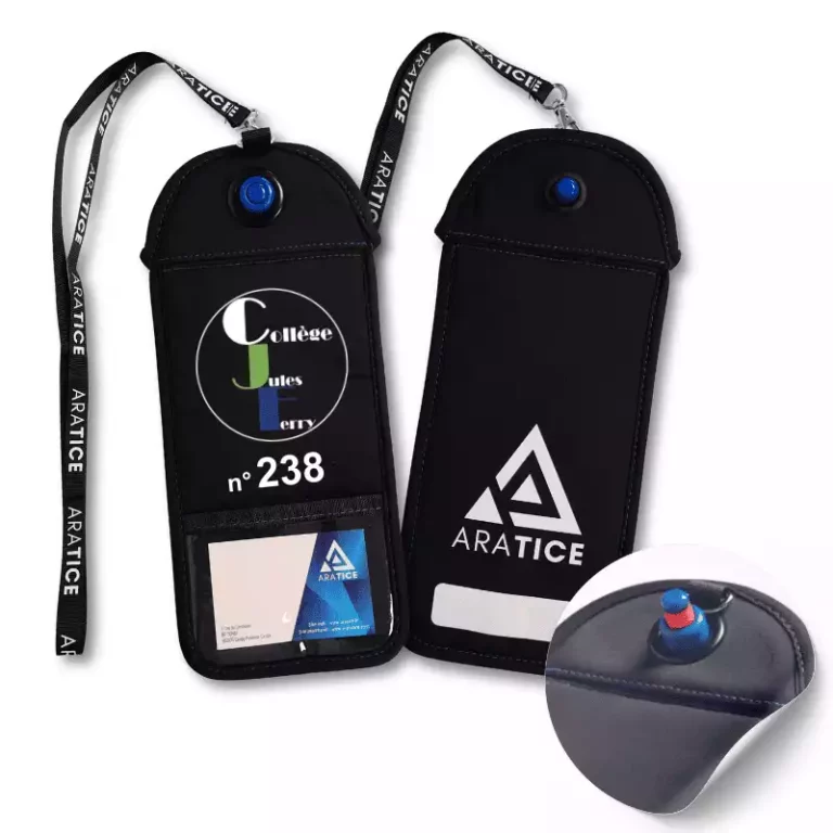 Pochette anti-ondes Araphone Blocker 3 pour pause numérique au collège et lycée